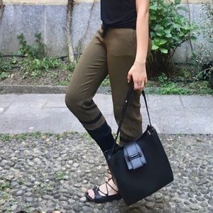 JUCCA Italian Silk Pants eith Ribbed Ankles(4)